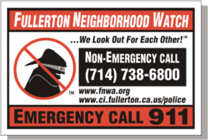 Custom Neighborhood Watch Signs