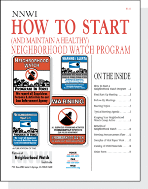 NNWI - How to Start a Neighborhood Watch Program