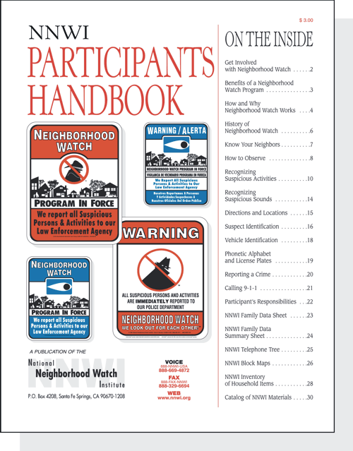 Neighborhood Watch Participants Handbook