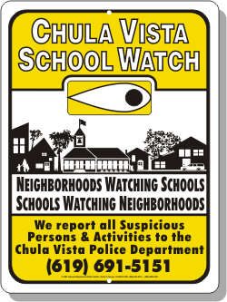 School Watch Street Signs