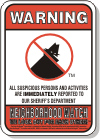 Boris the BurglarSM Neighborhood Watch Signs