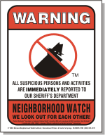 Neighborhood Watch Window Labels - boris-burglar-sheriff