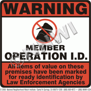 Masked Bad Guy, 3"x3" Operation ID Decals (Mini-Pack)