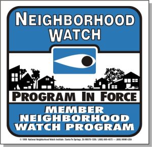 Blue Eye, Law Enforcement, 3 x 3 Warning Label Mini-Pkg of 12